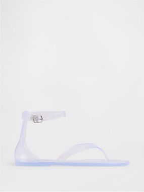 GAP Clear Jelly Thong Translucent Ankle-Strap Sandal